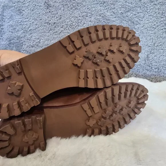 Madewell Corinne Lugsole Loafer NE526 Women's Sizes Dried Maple Leather Size 5.5 - Picture 5 of 8